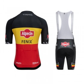 Tenue Cycliste et Cuissard à Bretelles 2021 Alpecin-Fenix N001